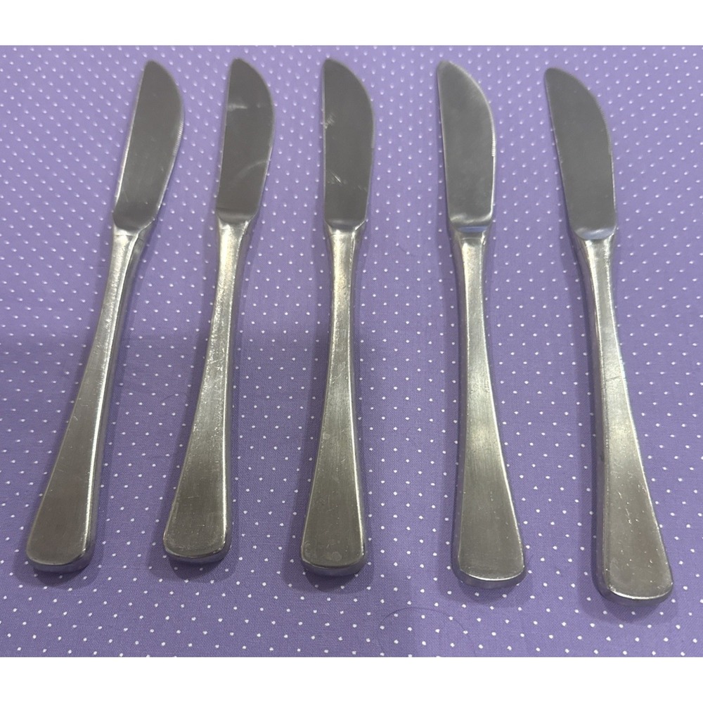 Dalia Royal Royale Spain Hollow Knife Knives Stainless Steel Flatware Set‎ Of 5